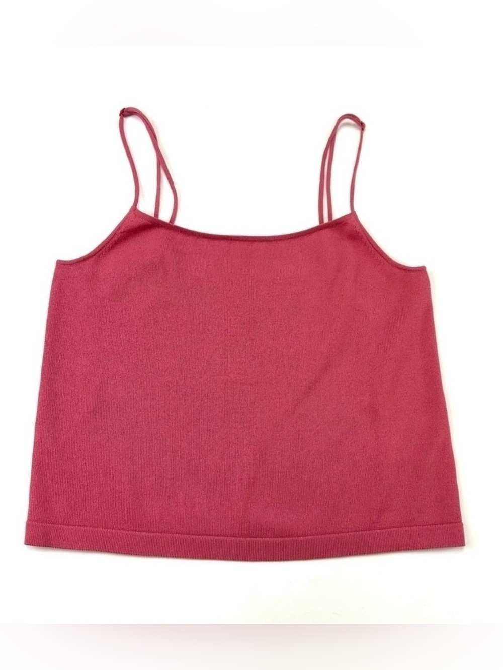 Vince rose pink cotton cami crop tank top Small